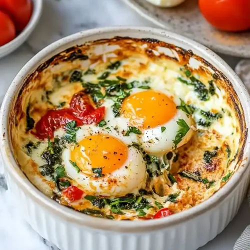 Baked Feta Eggs Recipe