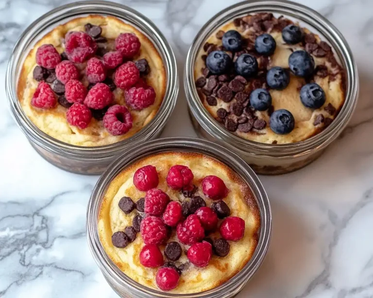 Baked Protein Pancake Bowls