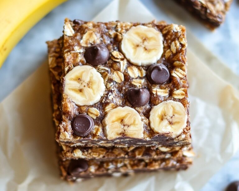 Banana Oatmeal Bars