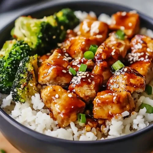 Sticky Chicken Rice Bowls Recipe 2 Delicious Sticky Chicken Rice Bowls Recipe