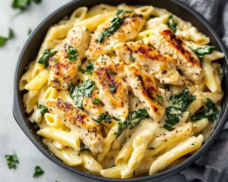 Easy Garlic Parmesan Chicken Pasta Recipe