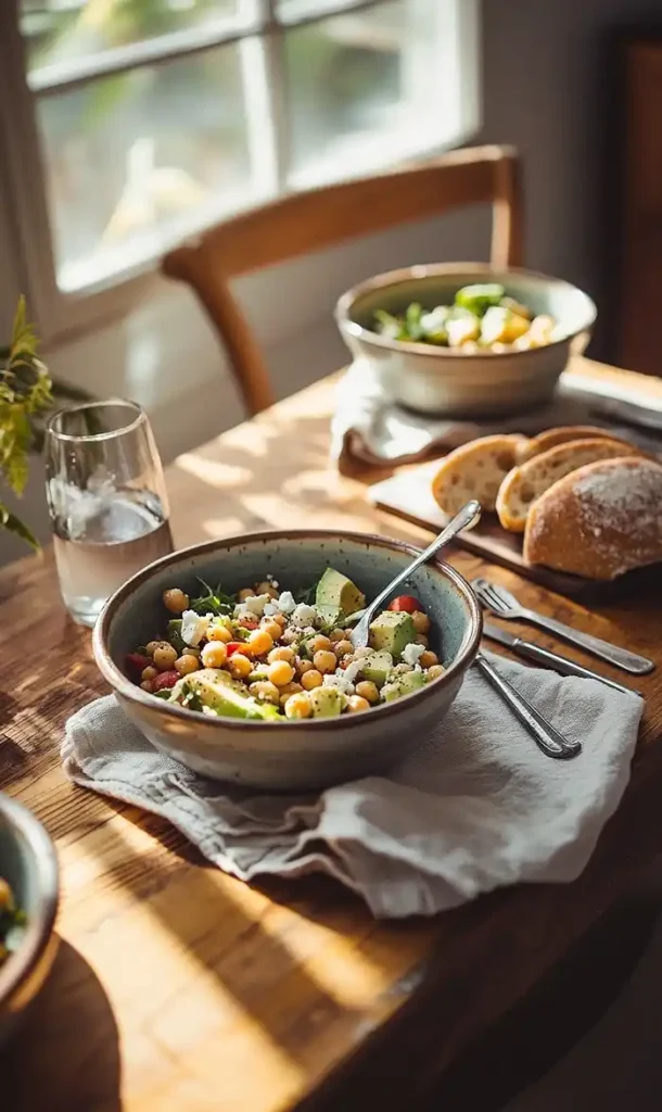 Chickpea Feta Avocado Salad (Fresh & Flavorful!) 5 End Of Chickpea Feta Avocado Salad