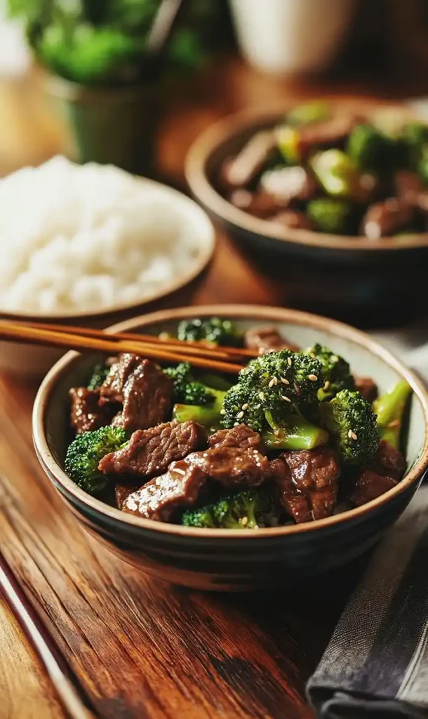 End Of Chinese Beef and Broccoli