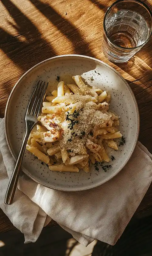 Easy Garlic Parmesan Chicken Pasta Recipe 4 End Of Easy Garlic Parmesan Chicken Pasta Recipe