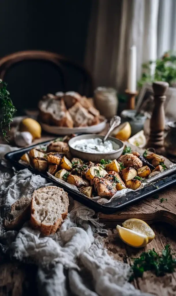 Sheet Pan Lemon Balsamic Chicken and Potatoes 5 End Of Sheet Pan Lemon Balsamic Chicken and Potatoes