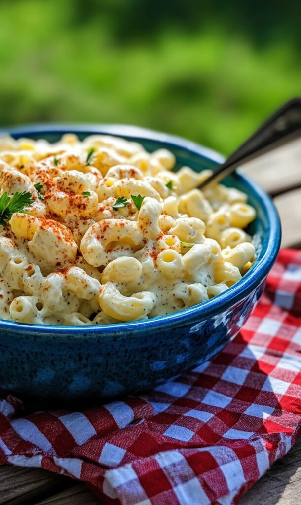 Creamy Deviled Egg Macaroni Salad 5 End of Creamy Deviled Egg Macaroni Salad
