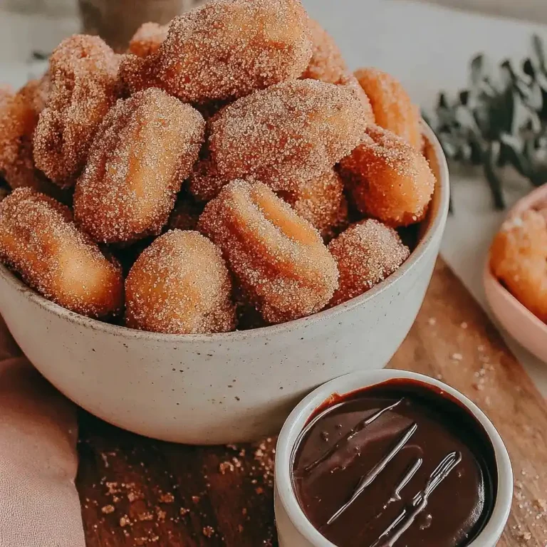Fluffy Air Fryer Churro Bites Recipe
