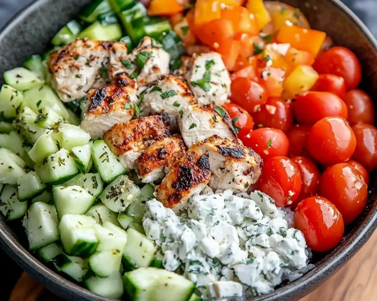 Greek Chicken Bowls