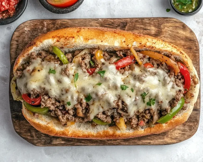 Ground Beef Philly Cheesesteak Meal Prep