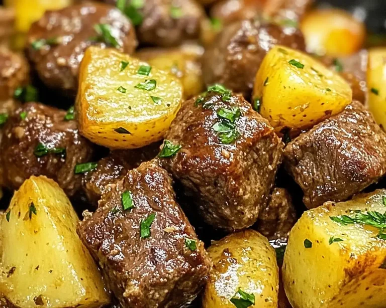 High Protein Slow Cooker Garlic Butter Beef Bites