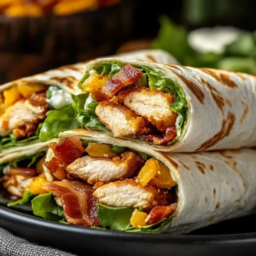 Homemade Crispy Bacon Ranch Chicken Wraps 2 Homemade Crispy Bacon Ranch Chicken Wraps