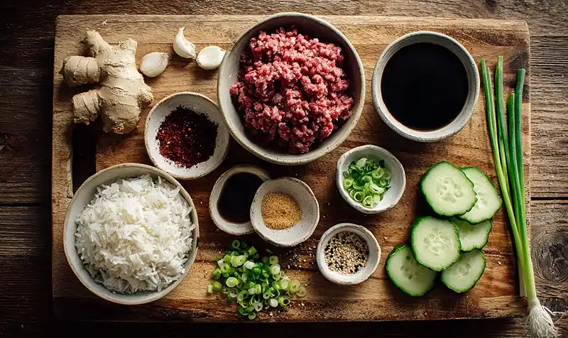 Easy Korean Ground Beef Bowl 3 Ingredients Of Easy Korean Ground Beef Bowl
