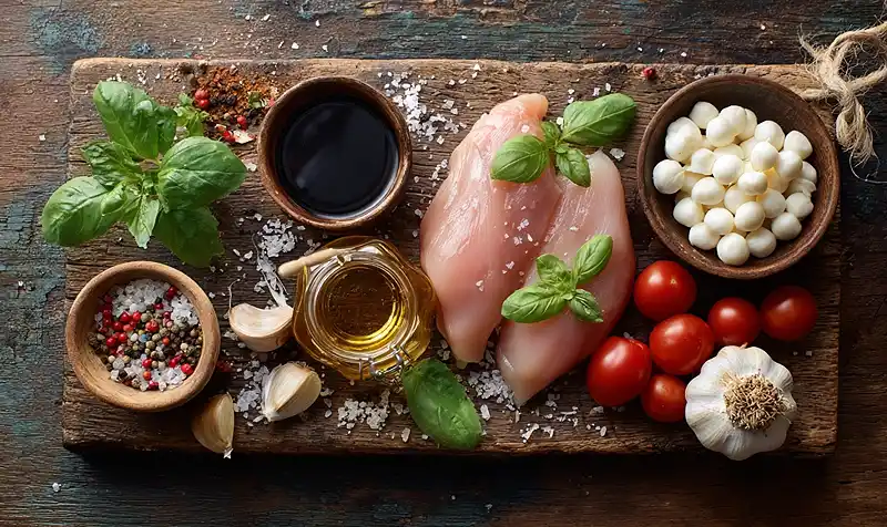 One Pan Balsamic Chicken You'll Ever Make 3 Ingredients Of One Pan Balsamic Chicken