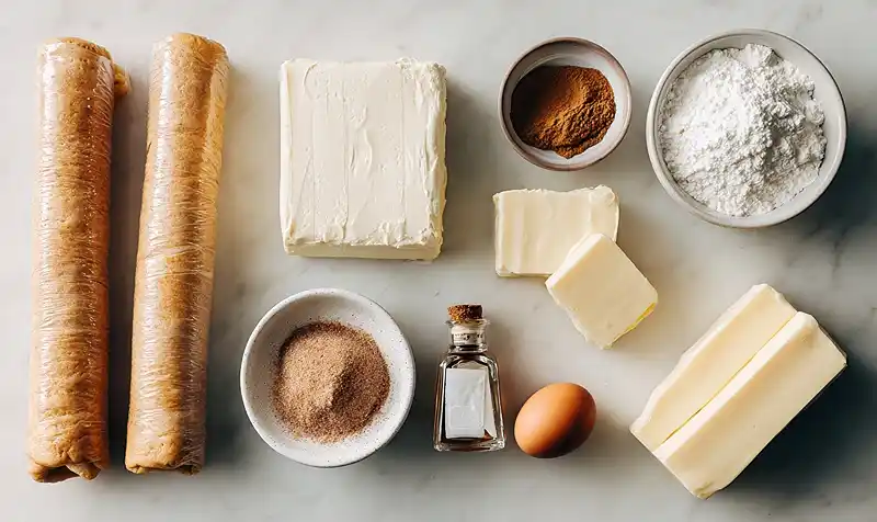 Ingredients Of Simple Churro Cheesecake for Parties