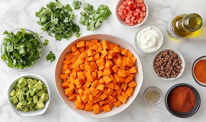 Ingredients Of sweet potato