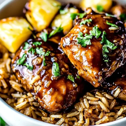 One-Pan Pineapple Chicken & Rice