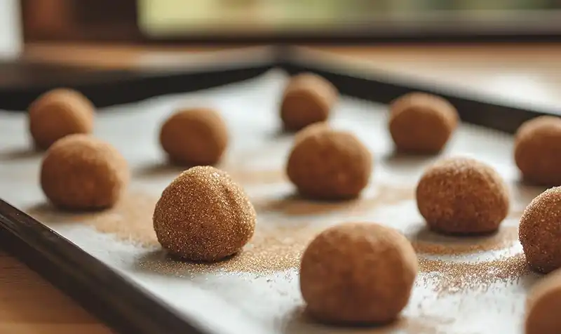 Preparing Cookies With Little Ingredients