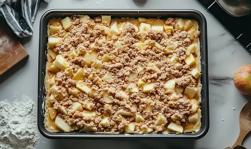 Caramel Apple Cheesecake Bars Recipe 4 Preparing Of Caramel Apple Cheesecake Bars