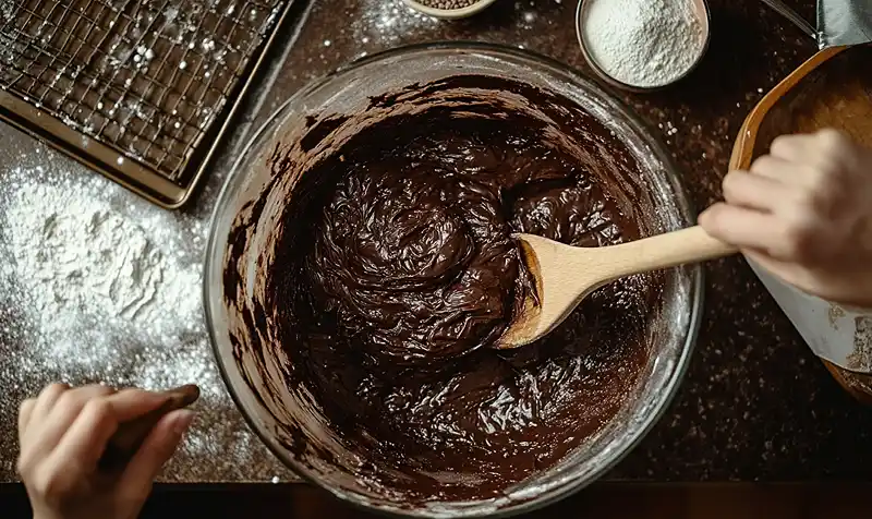 Chocolate Crinkle Cookies Dessert Recipe 4 Preparing Of Chocolate Crinkle Cookies Recipes