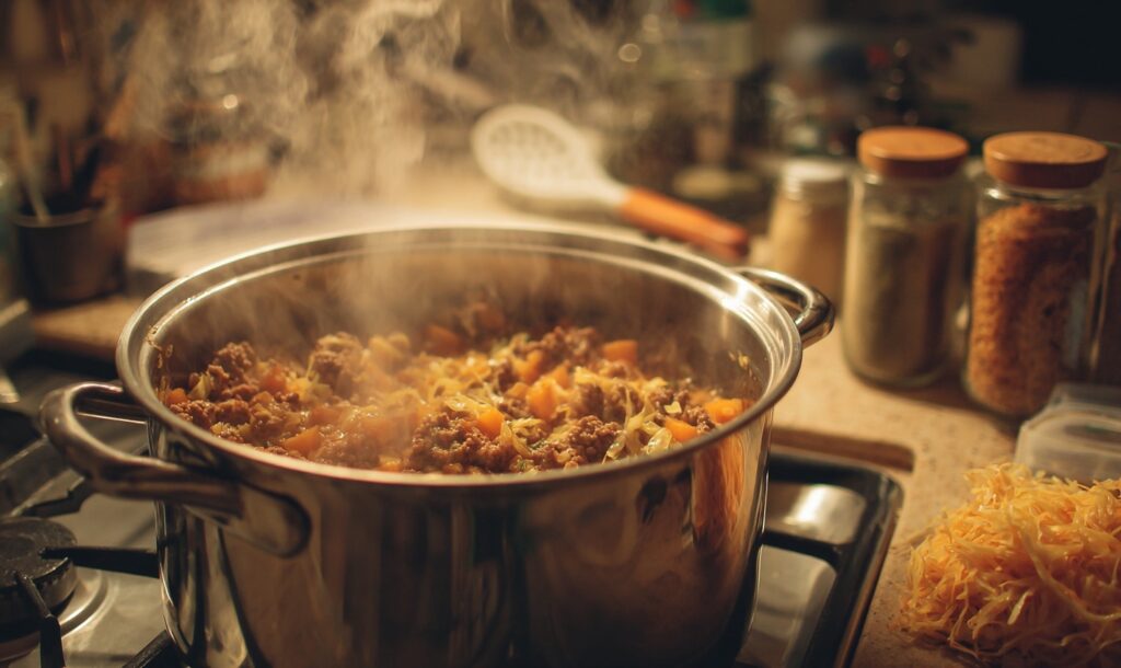 Cozy One-Pot Egg Roll Soup You'll Ever Make 4 Preparing Of Cozy One-Pot Egg Roll Soup