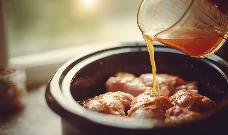 Dump and Go Crockpot Teriyaki Chicken 4 Preparing Of Crock Pot Teriyaki Chicken