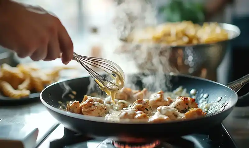 Easy Garlic Parmesan Chicken Pasta Recipe 3 Preparing Of Easy Garlic Parmesan Chicken Pasta Recipe