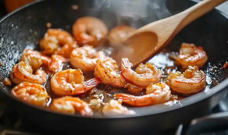 Preparing Of High-Protein Honey Garlic Shrimp