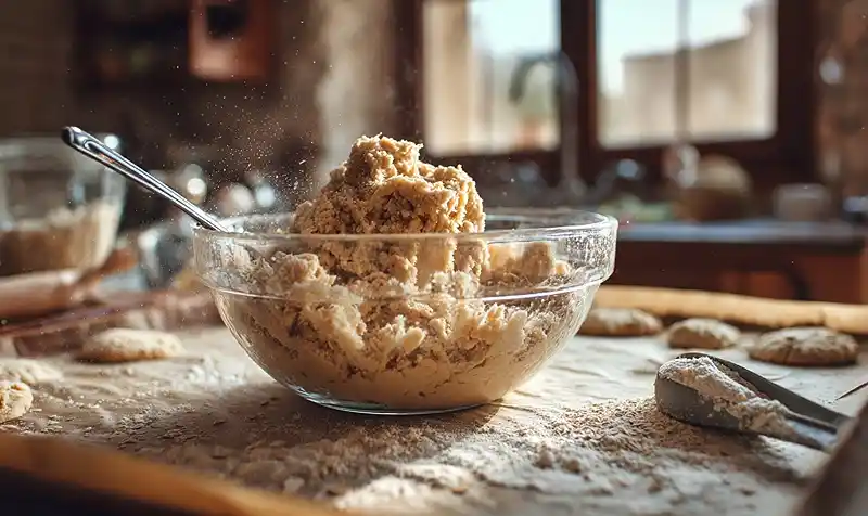 Preparing Of Homemade Oatmeal Cream Pies