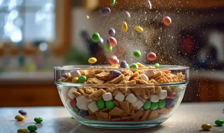 Preparing Of St. Patrick's Day Trail Mix