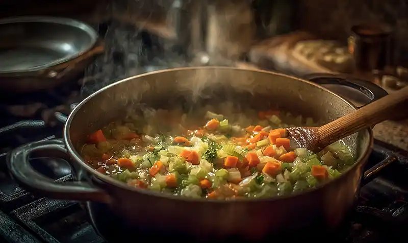 Vibrant Spring Minestrone Soup 4 Preparing Of Vibrant Spring Minestrone Soup