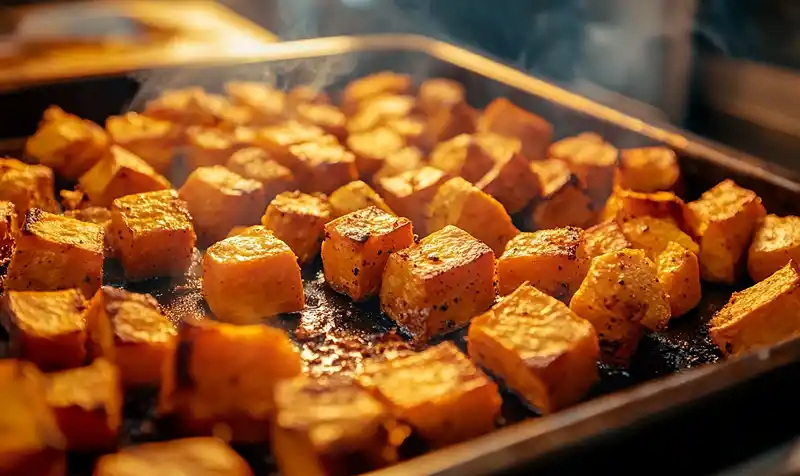 Preparing Of sweet potato