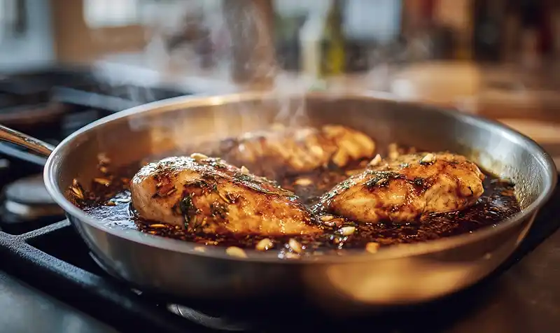 Prepqring Of Baked Balsamic Chicken Recipe