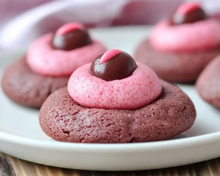 Strawberry Kiss Cookies