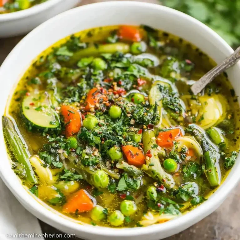 Vibrant Spring Minestrone Soup