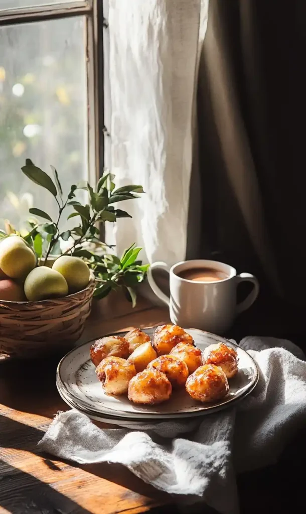Apple Fritter Bites Ready in 30 Minutes 5 end of Fritter Bites