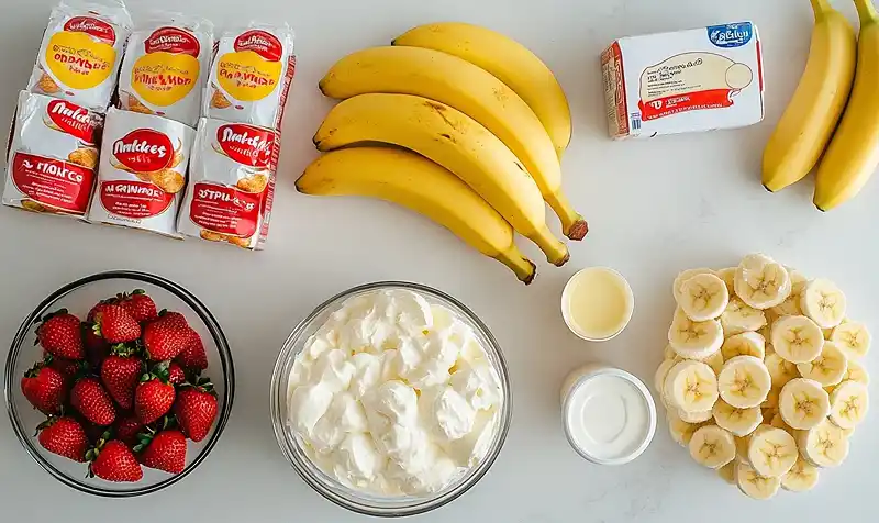 Strawberry Banana Pudding Dream Recipe 3 ingeredients of Strawberry Banana Pudding Dream