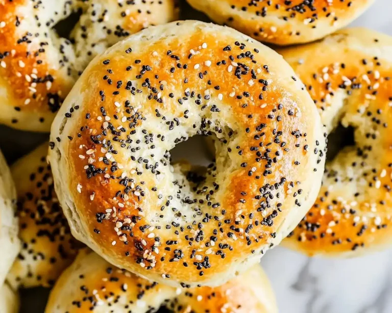 Air Fryer 3 Ingredient Protein Bagels