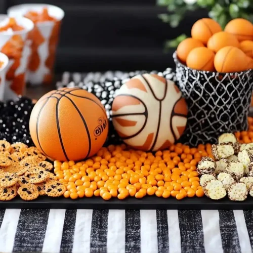 Basketball Snack Board That'll Make You the MVP of Game Night 2 Basketball Snack Board