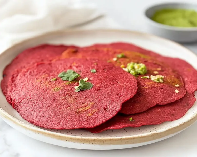 Beetroot Oats Chilla