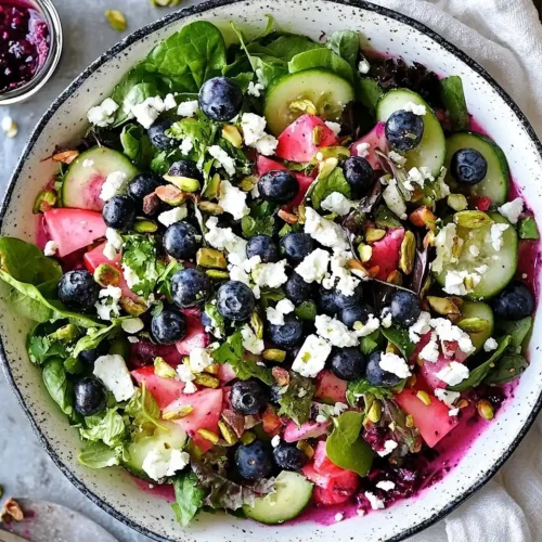 Blueberry Pistachio Spring Salad