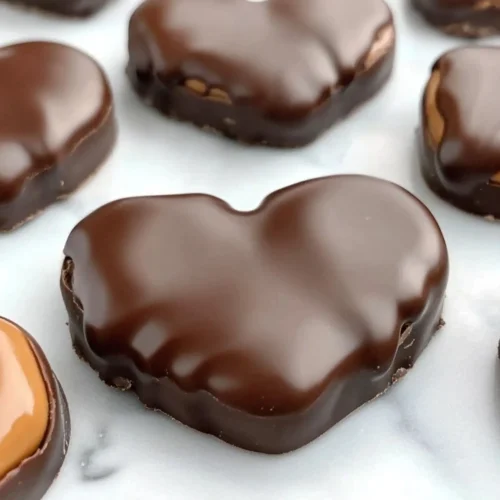 Chocolate Peanut Butter Valentine's Hearts (Better Than the Box!) 2 Chocolate Peanut Butter Valentine’s Heart