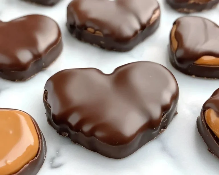 Chocolate Peanut Butter Valentine’s Heart