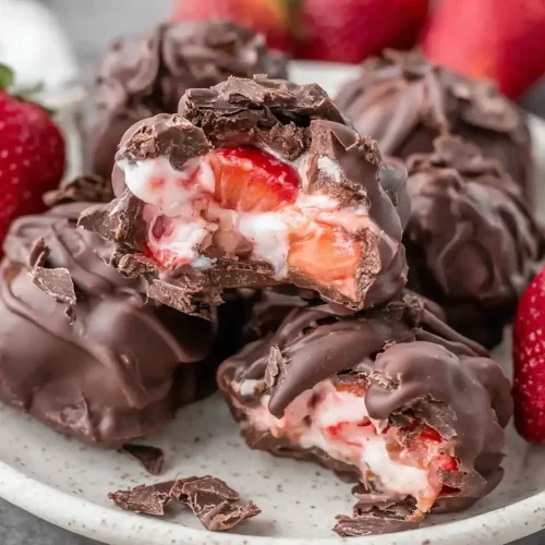 Chocolate Strawberry Yogurt Clusters Recipe