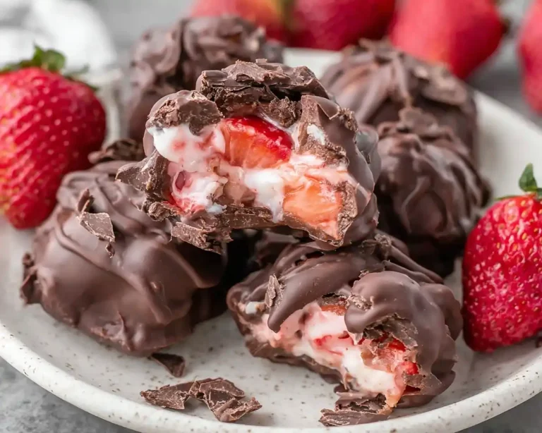 Chocolate Strawberry Yogurt Clusters Recipe