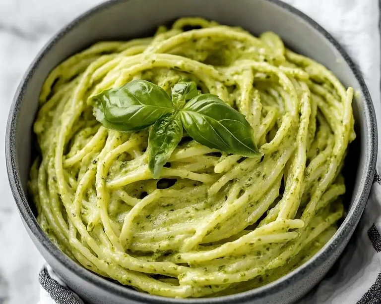 Creamy Green Spaghetti