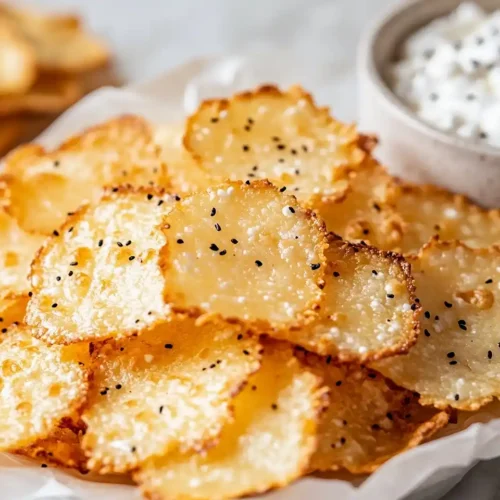 Crunchy Cottage Cheese Chips in Minutes 2 Crunchy Cottage Cheese Chips in Minutes