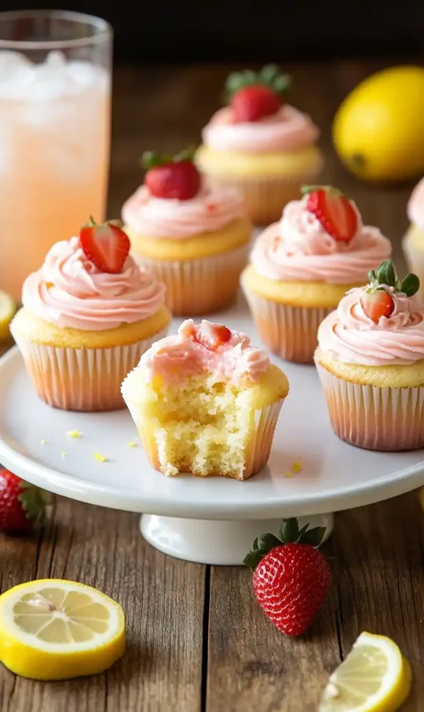 END OF Strawberry Lemonade Cupcakes