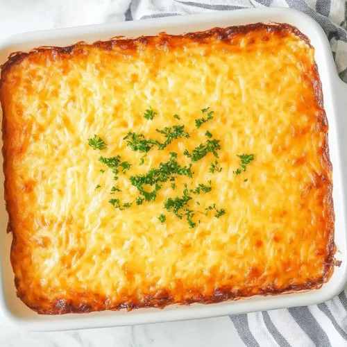 Easy Cheesy Hashbrown Casserole