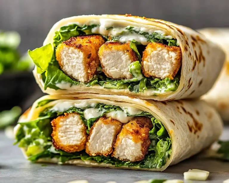 Easy Chicken Caesar Wraps