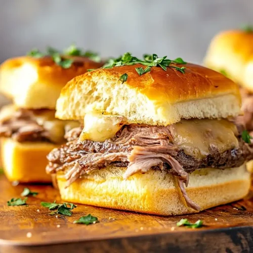 Easy French Dip Sliders Recipe